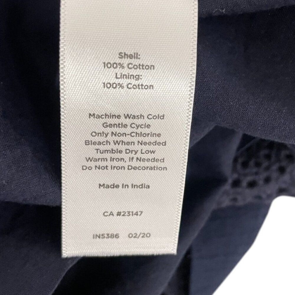 Talbots Womens A-Line Dress Size 14 Blue Ruffled One Shoulder Midi NWT - Picture 6 of 15